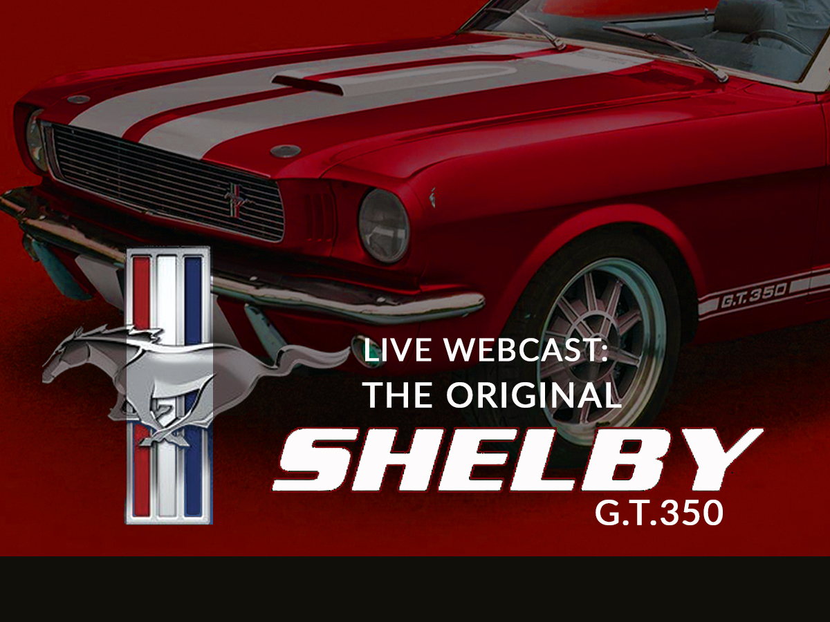 Shelby Mustang Webcast